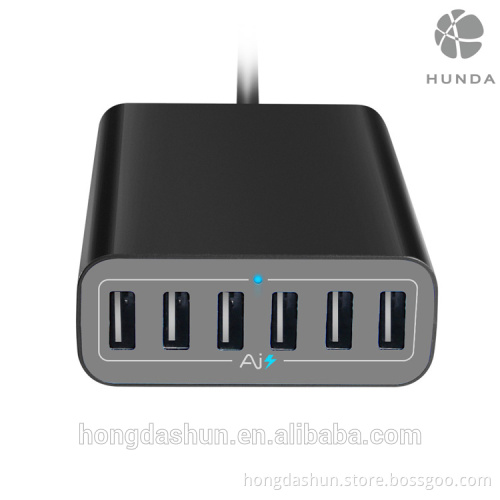 wholesale 6 usb ports 60w universal phone charger